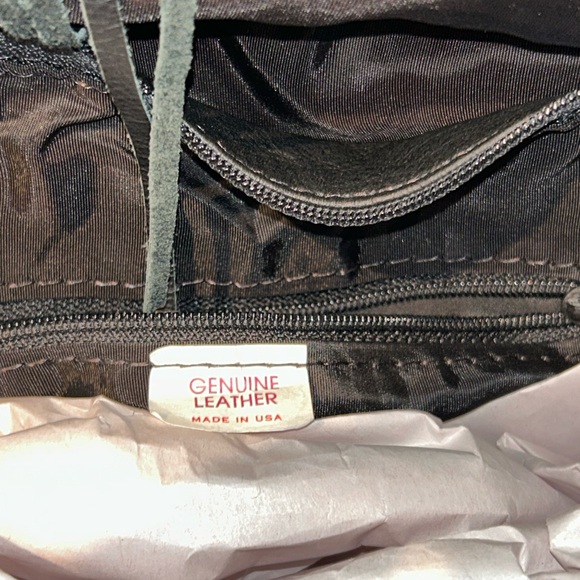 VINTAGE Harley Davidson Fringe Leather Crossbody - Picture 8 of 8